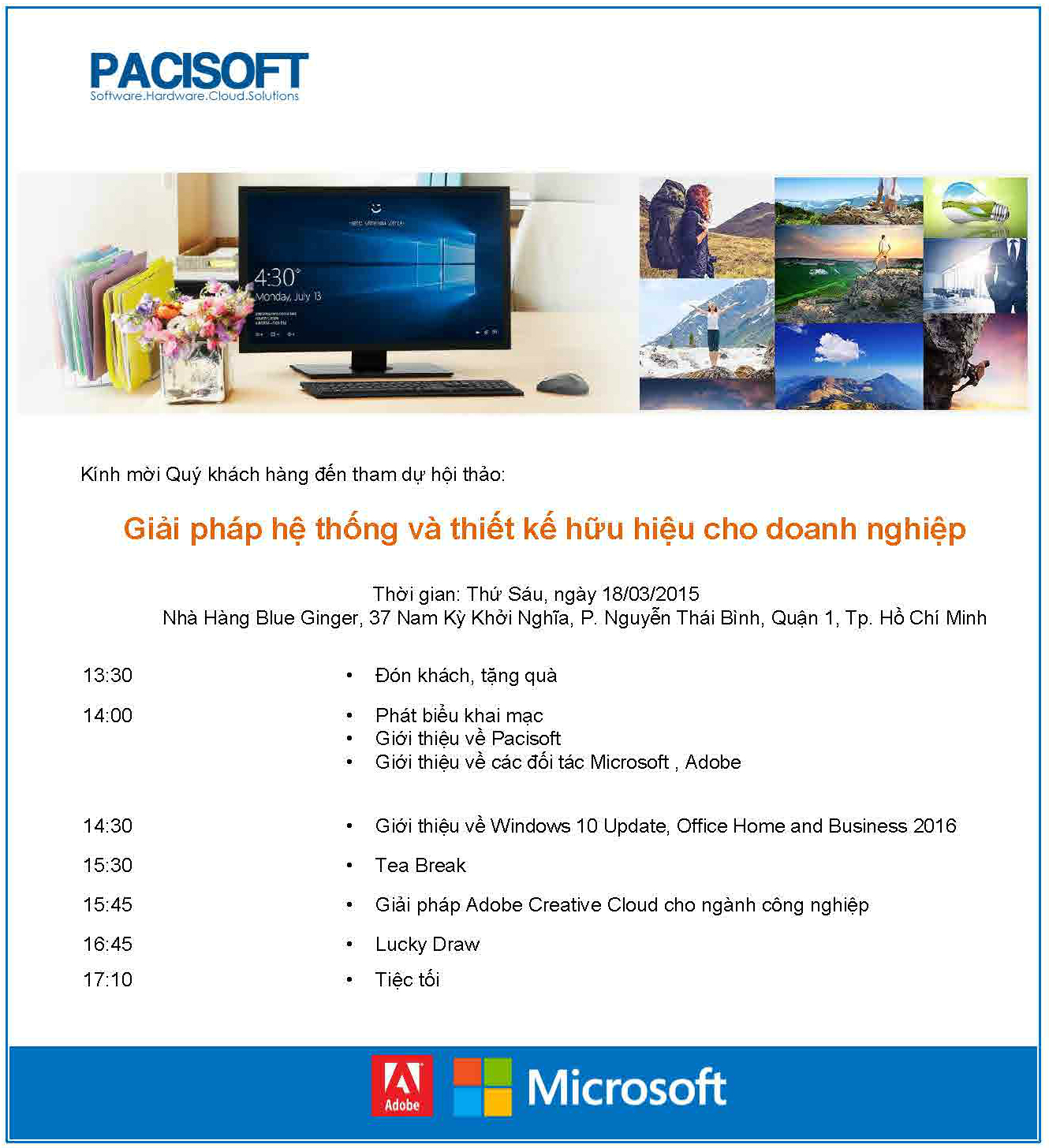 Event Microsoft Adobe